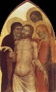 GIOVANNI DA MILANO Pieta oil on canvas